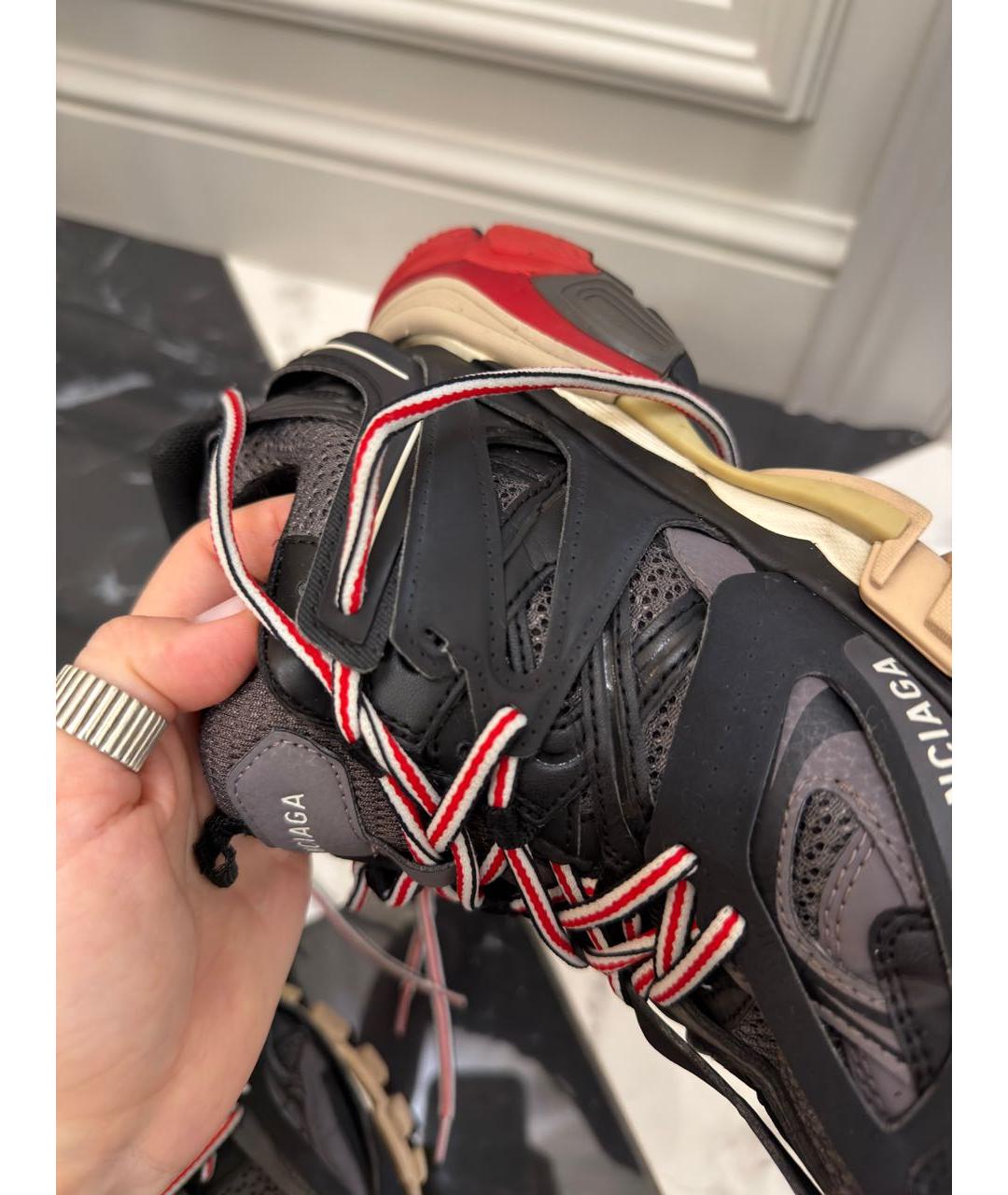 BALENCIAGA Серые текстильные кроссовки, фото 7