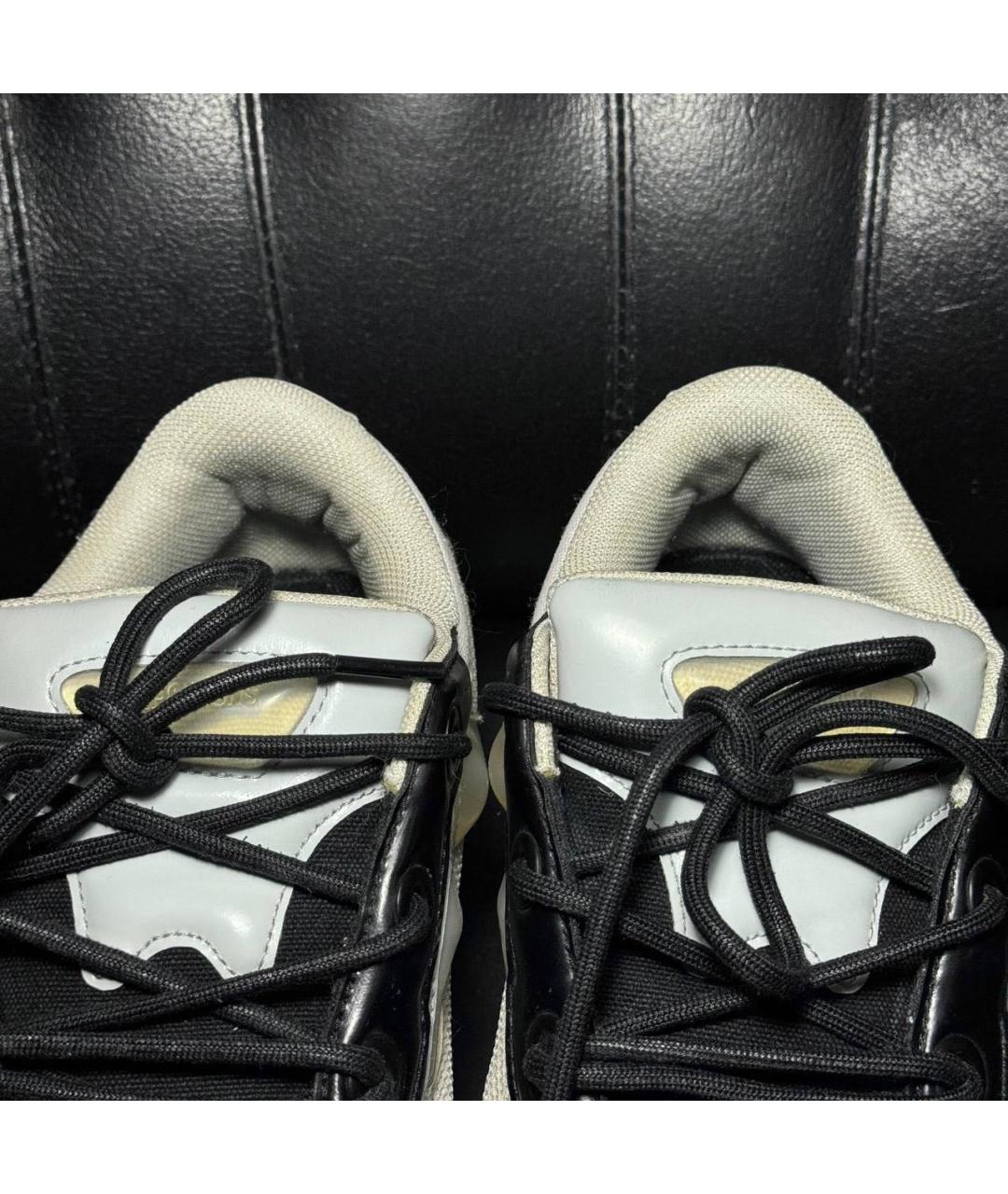 ADIDAS X RAF SIMONS Белые текстильные низкие кроссовки / кеды, фото 8