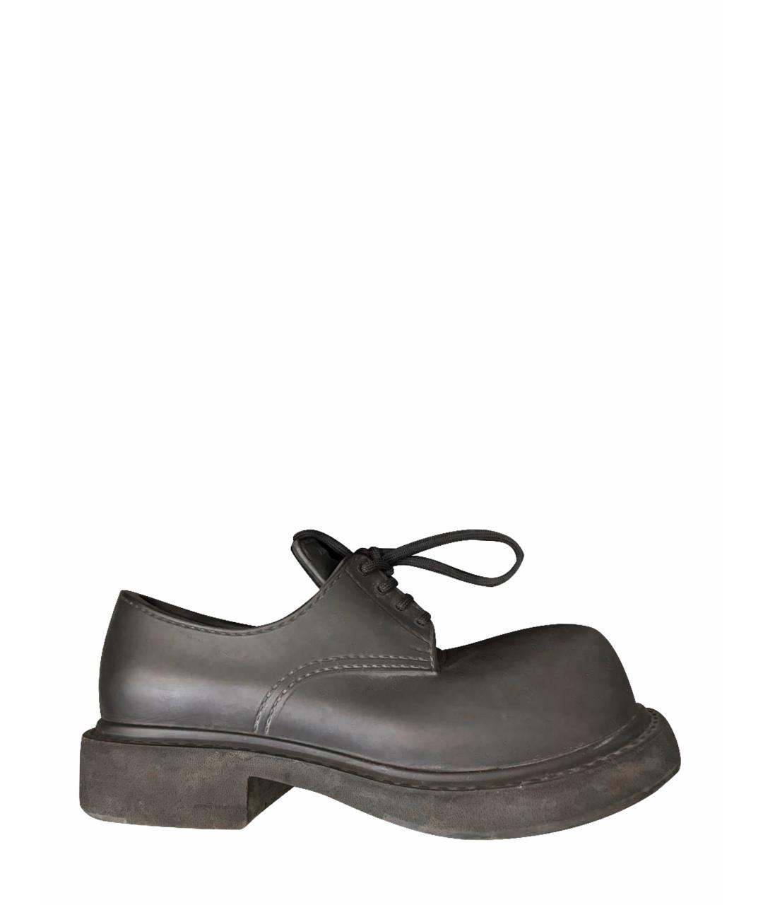 BALENCIAGA Черные низкие ботинки, фото 1