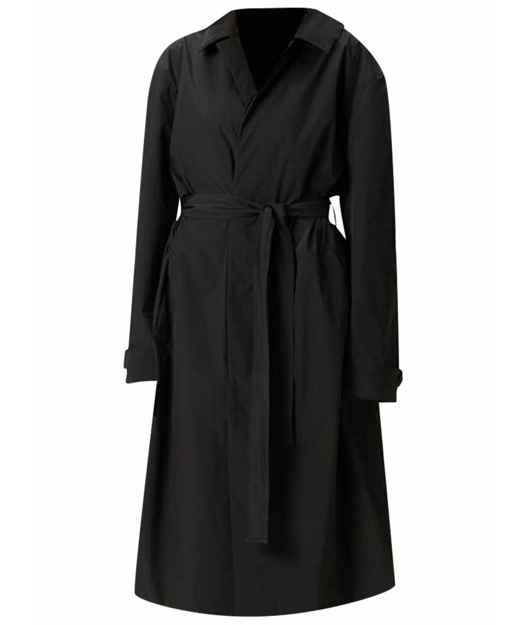 THE ROW Черный полиэстеровый тренч/плащ, фото 1