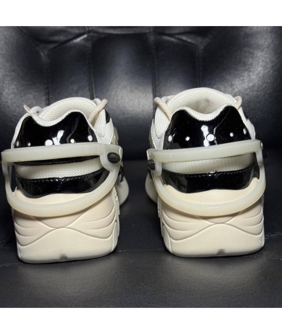 RAF SIMONS Белые текстильные кроссовки, фото 2