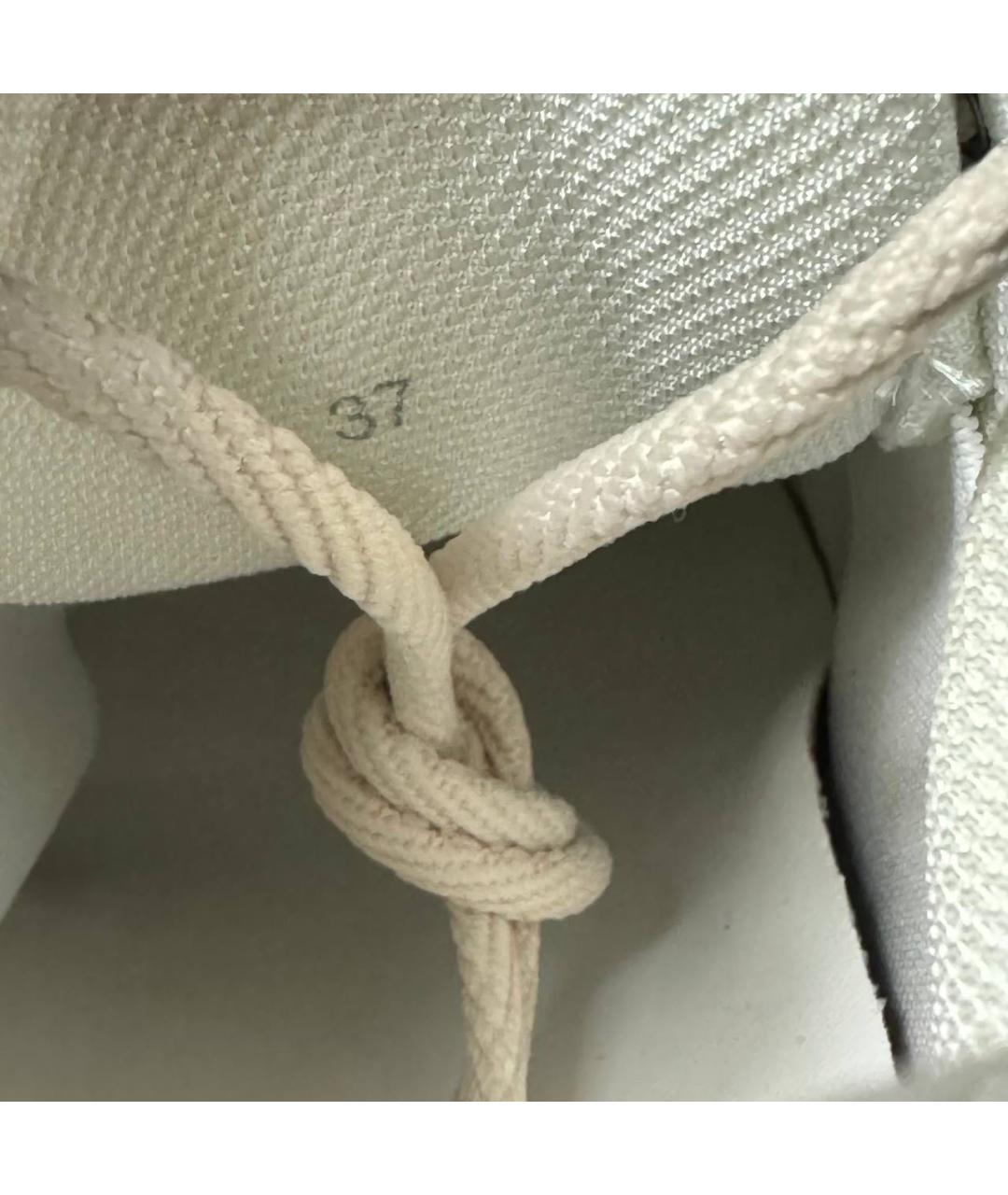 RAF SIMONS Белые текстильные кроссовки, фото 6