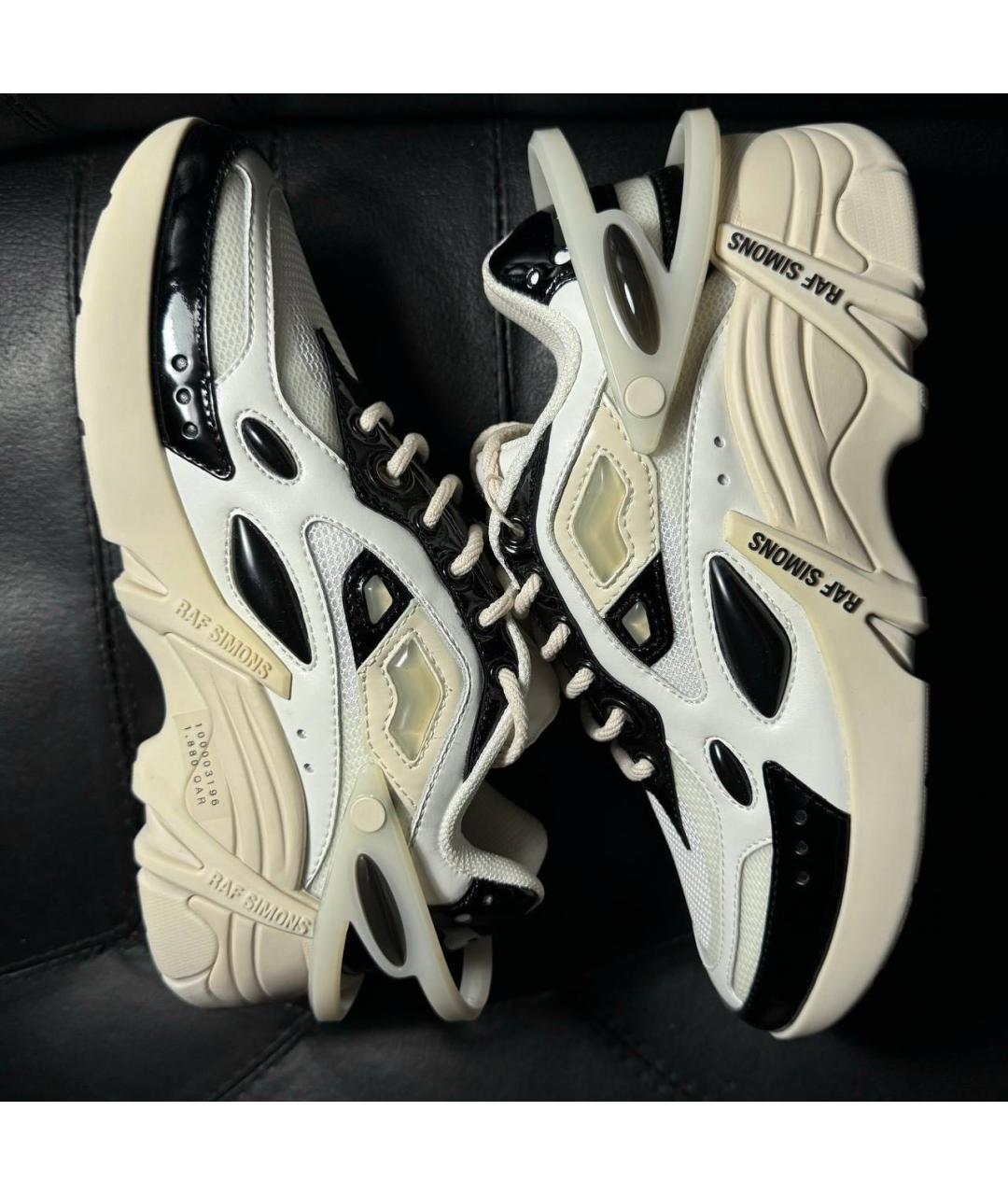 RAF SIMONS Белые текстильные кроссовки, фото 5