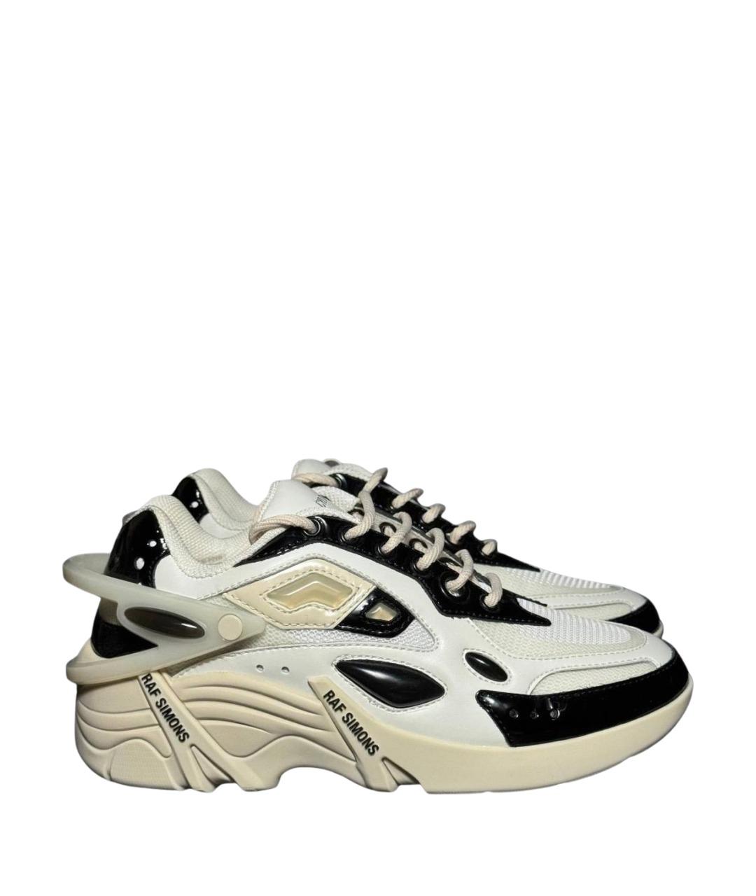 RAF SIMONS Белые текстильные кроссовки, фото 1