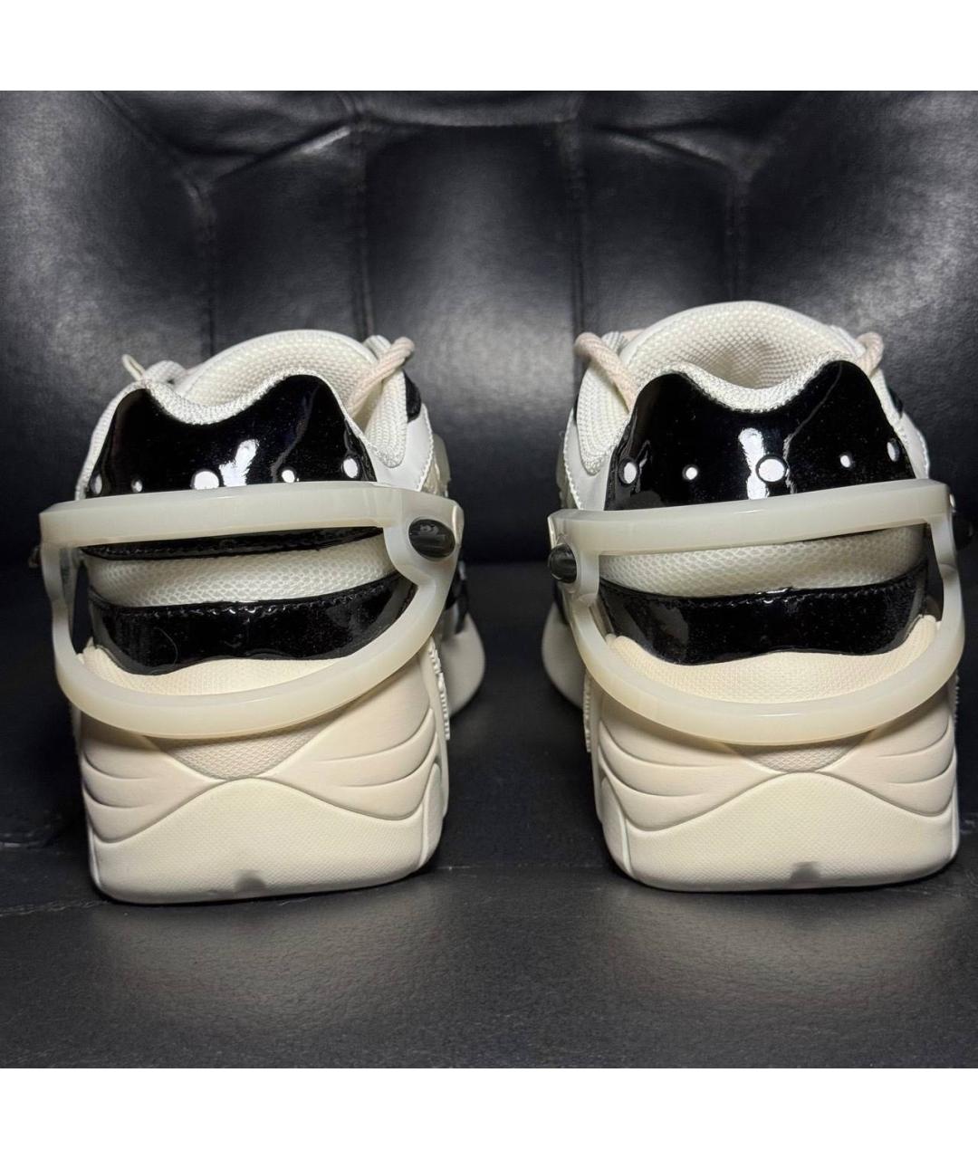 RAF SIMONS Белые текстильные кроссовки, фото 2