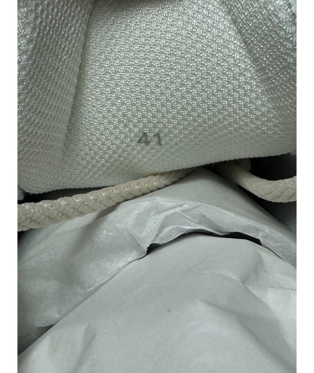 RAF SIMONS Белые текстильные кроссовки, фото 6