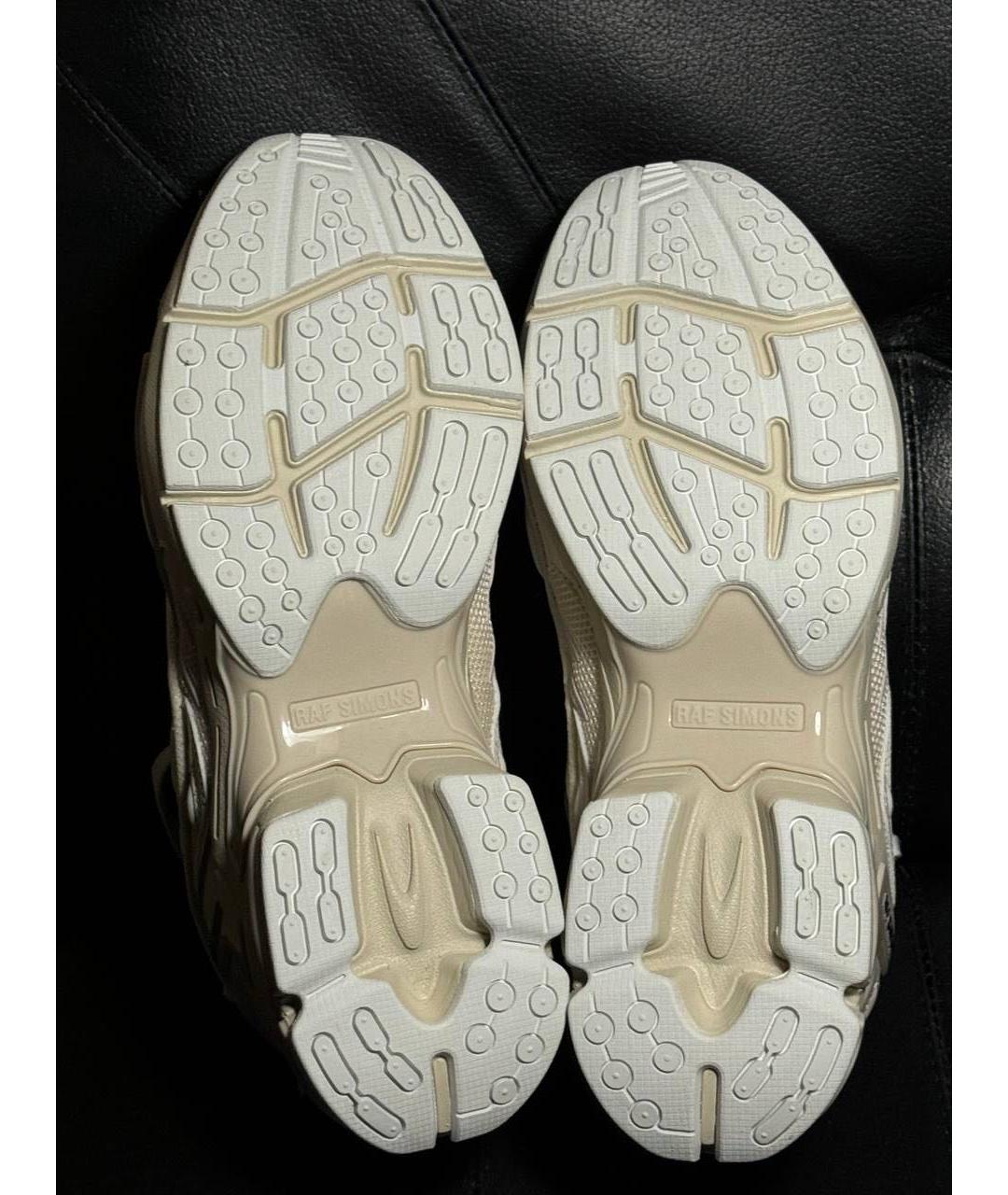 RAF SIMONS Белые текстильные кроссовки, фото 8