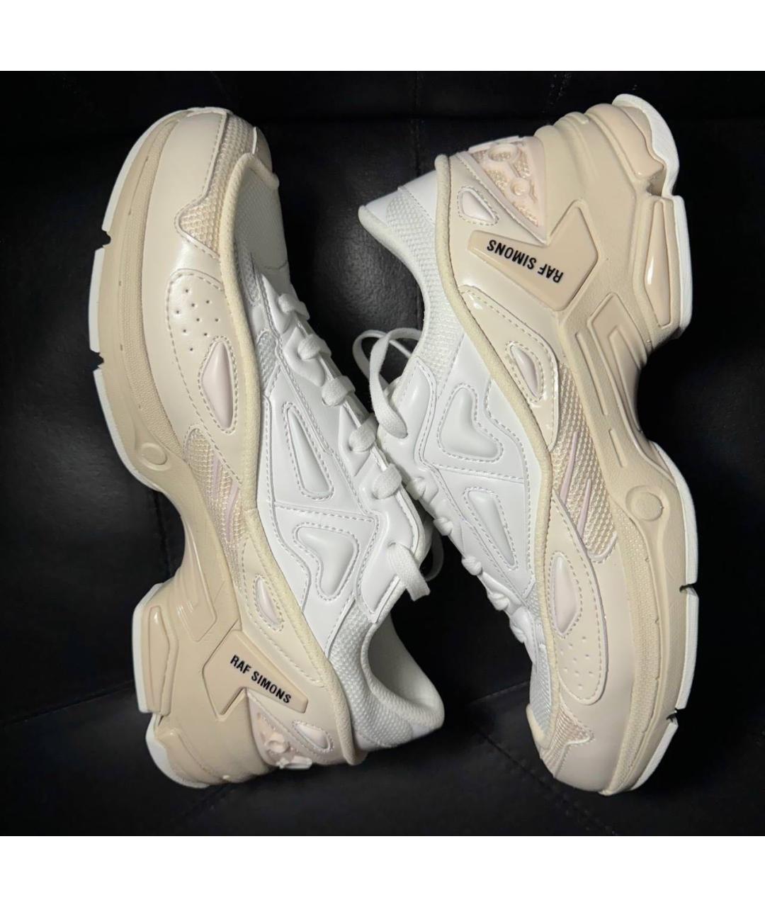 RAF SIMONS Белые текстильные кроссовки, фото 4