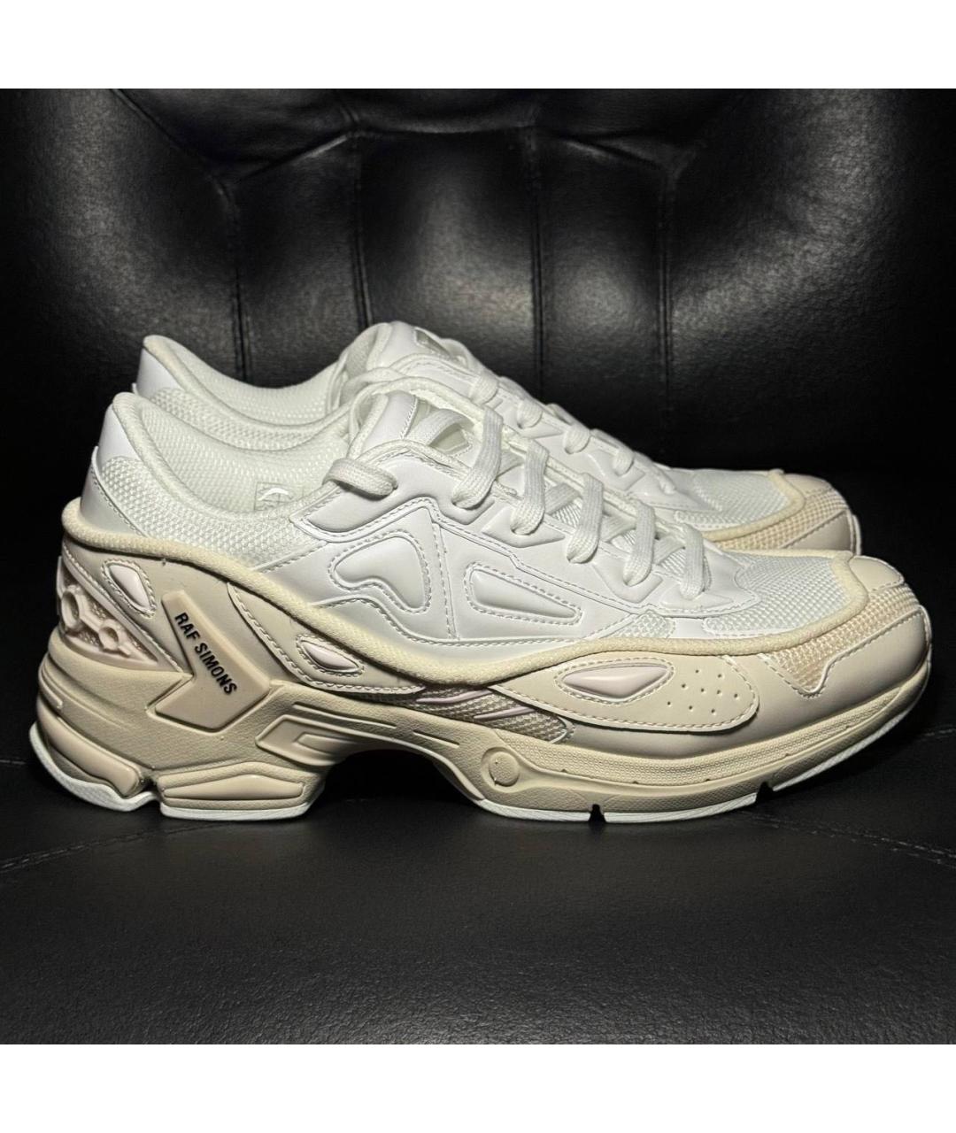 RAF SIMONS Белые текстильные кроссовки, фото 9