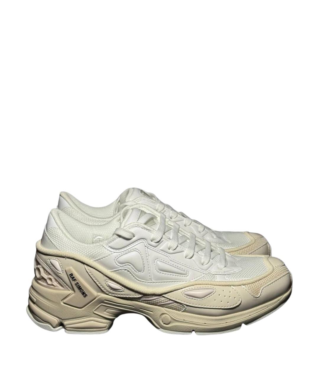 RAF SIMONS Белые текстильные кроссовки, фото 1