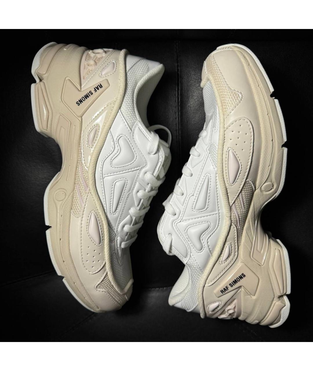 RAF SIMONS Белые текстильные кроссовки, фото 5