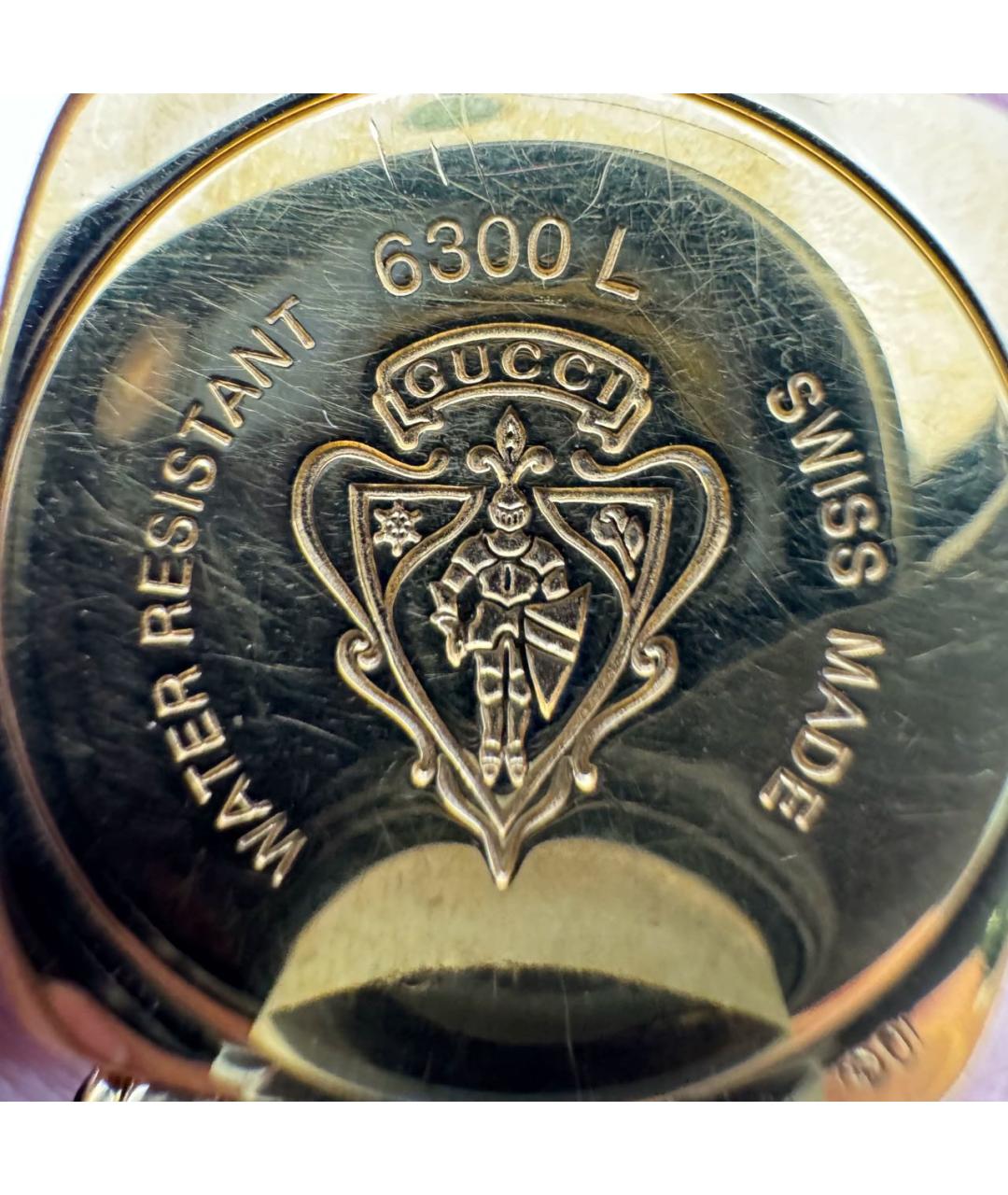 GUCCI Золотые металлические часы, фото 7