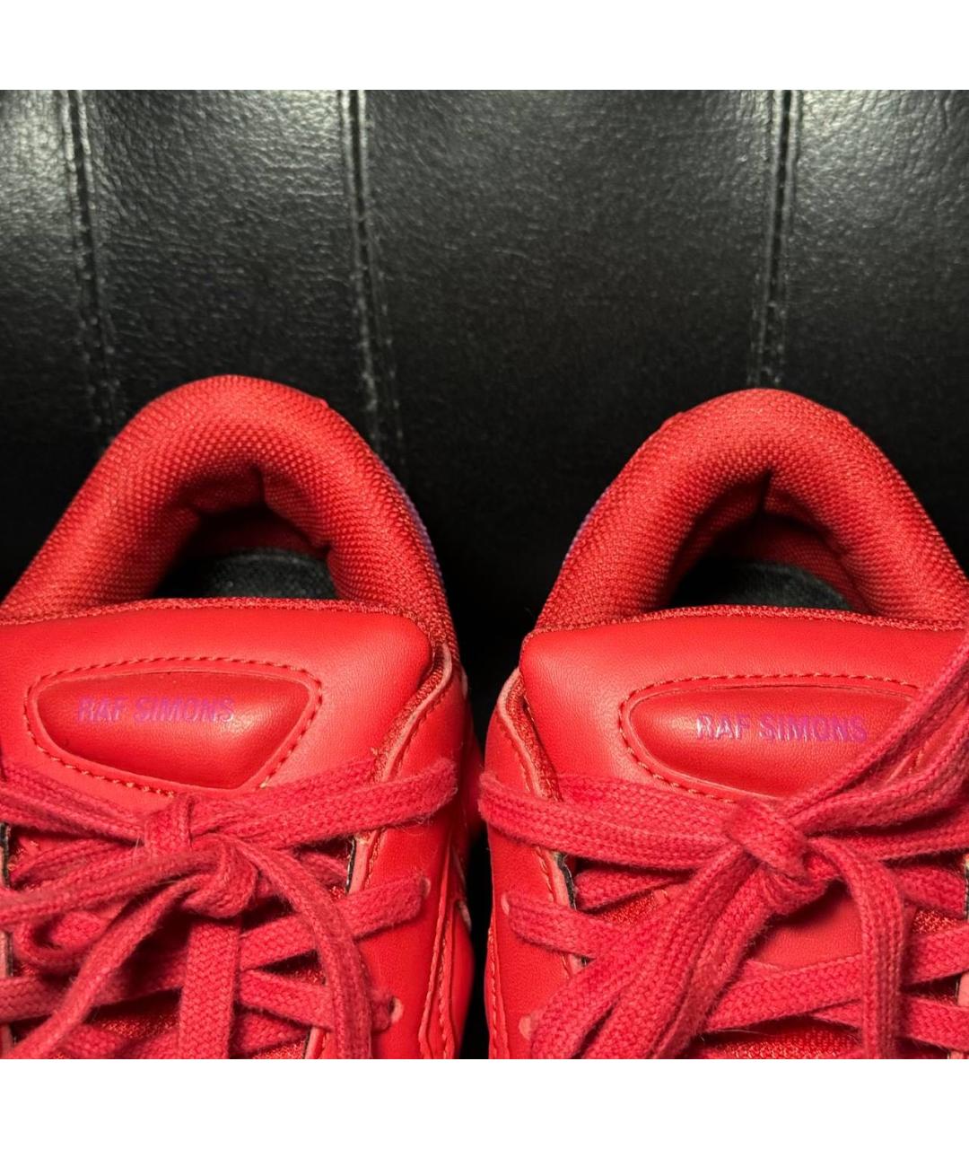 ADIDAS X RAF SIMONS Бордовые текстильные кроссовки, фото 7