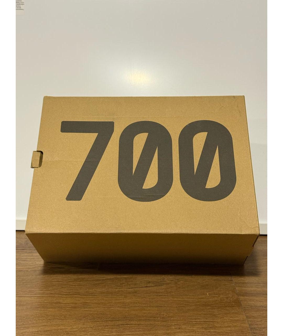 ADIDAS YEEZY Голубые резиновые низкие кроссовки / кеды, фото 7