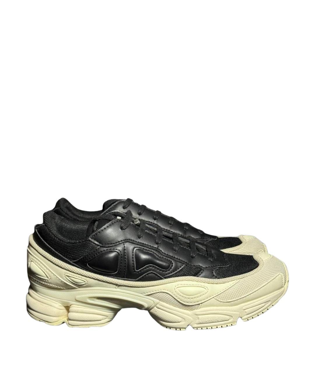 ADIDAS X RAF SIMONS Белые текстильные низкие кроссовки / кеды, фото 1