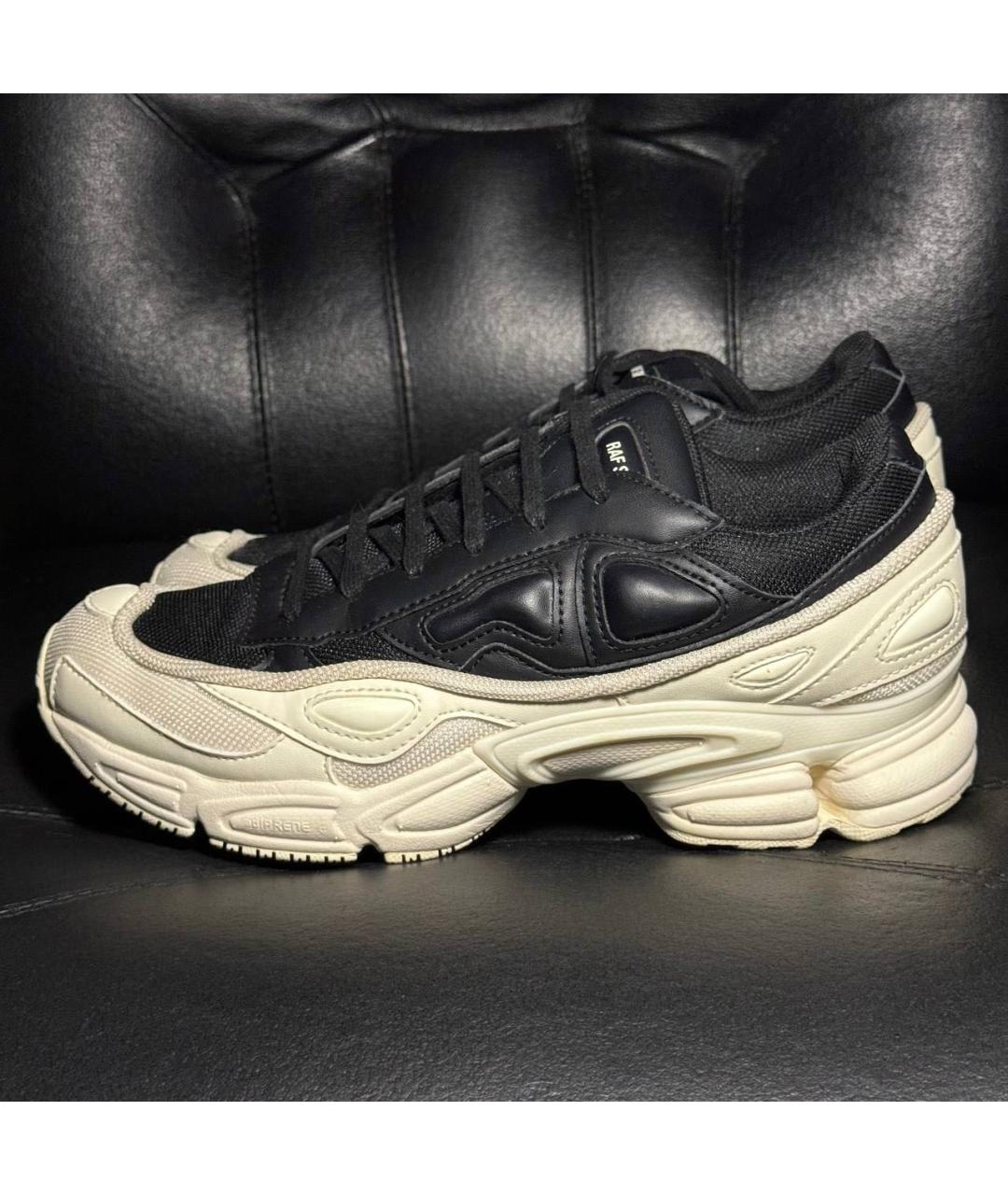 ADIDAS X RAF SIMONS Белые текстильные низкие кроссовки / кеды, фото 2