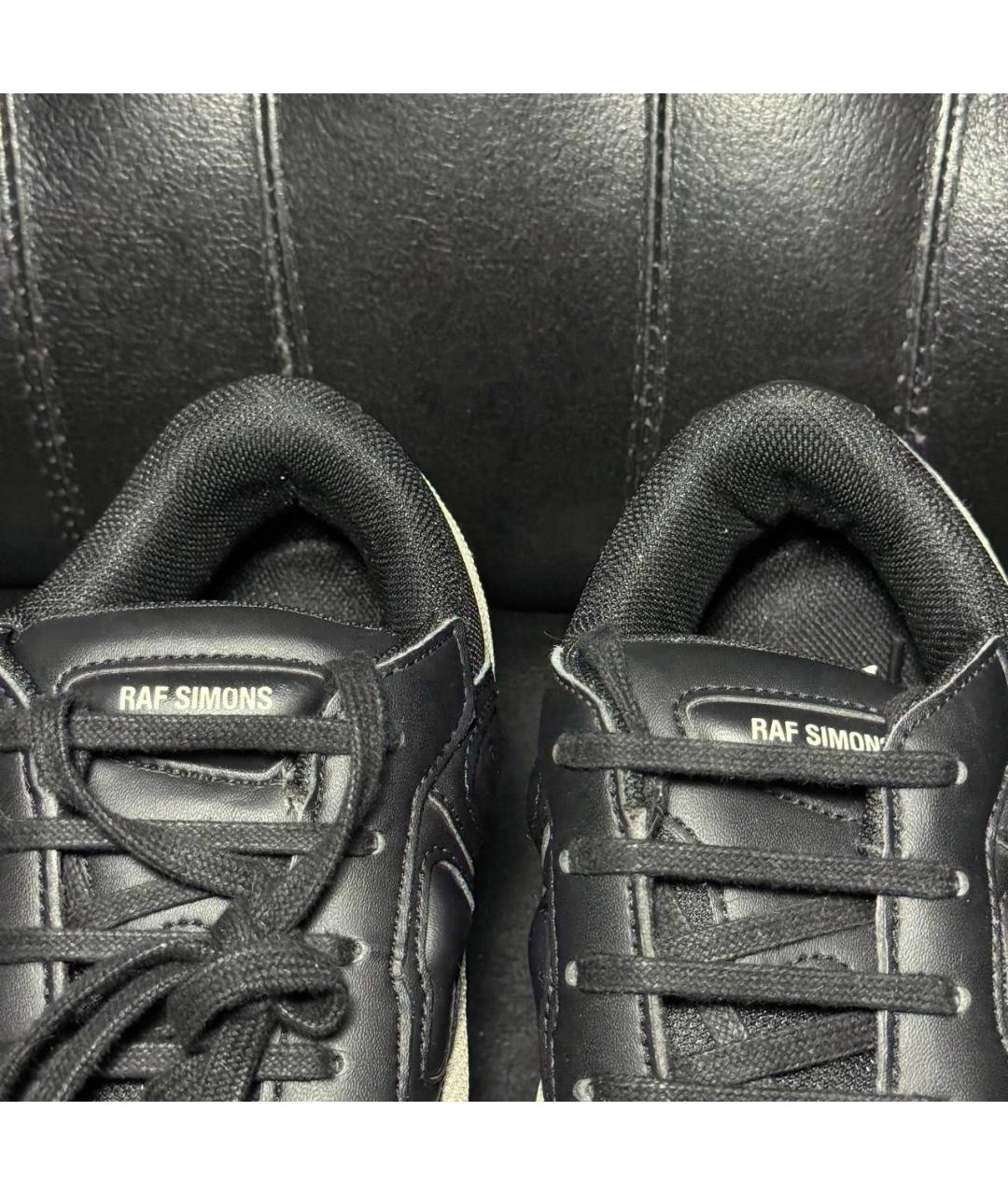 ADIDAS X RAF SIMONS Белые текстильные низкие кроссовки / кеды, фото 8