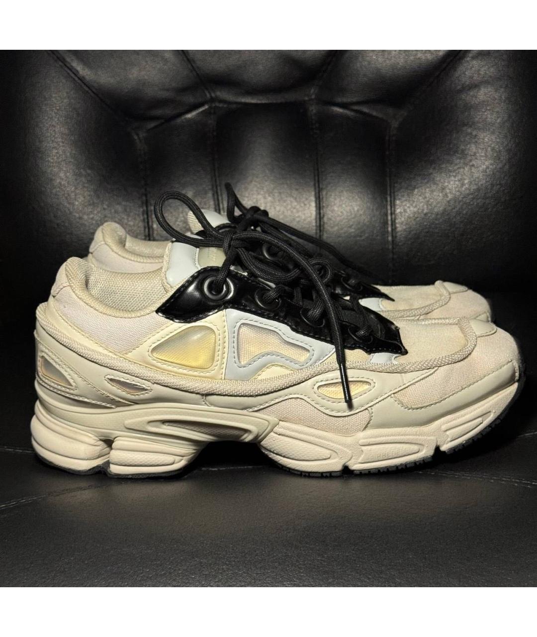 ADIDAS X RAF SIMONS Белые текстильные кроссовки, фото 9