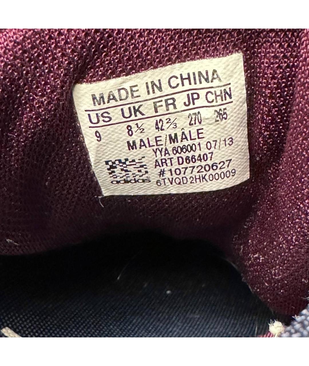 ADIDAS X RAF SIMONS Черные текстильные низкие кроссовки / кеды, фото 6