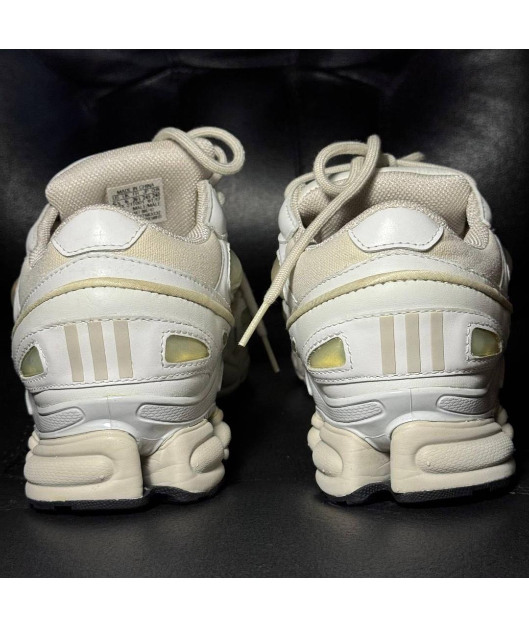 ADIDAS X RAF SIMONS Белые кожаные низкие кроссовки / кеды, фото 2