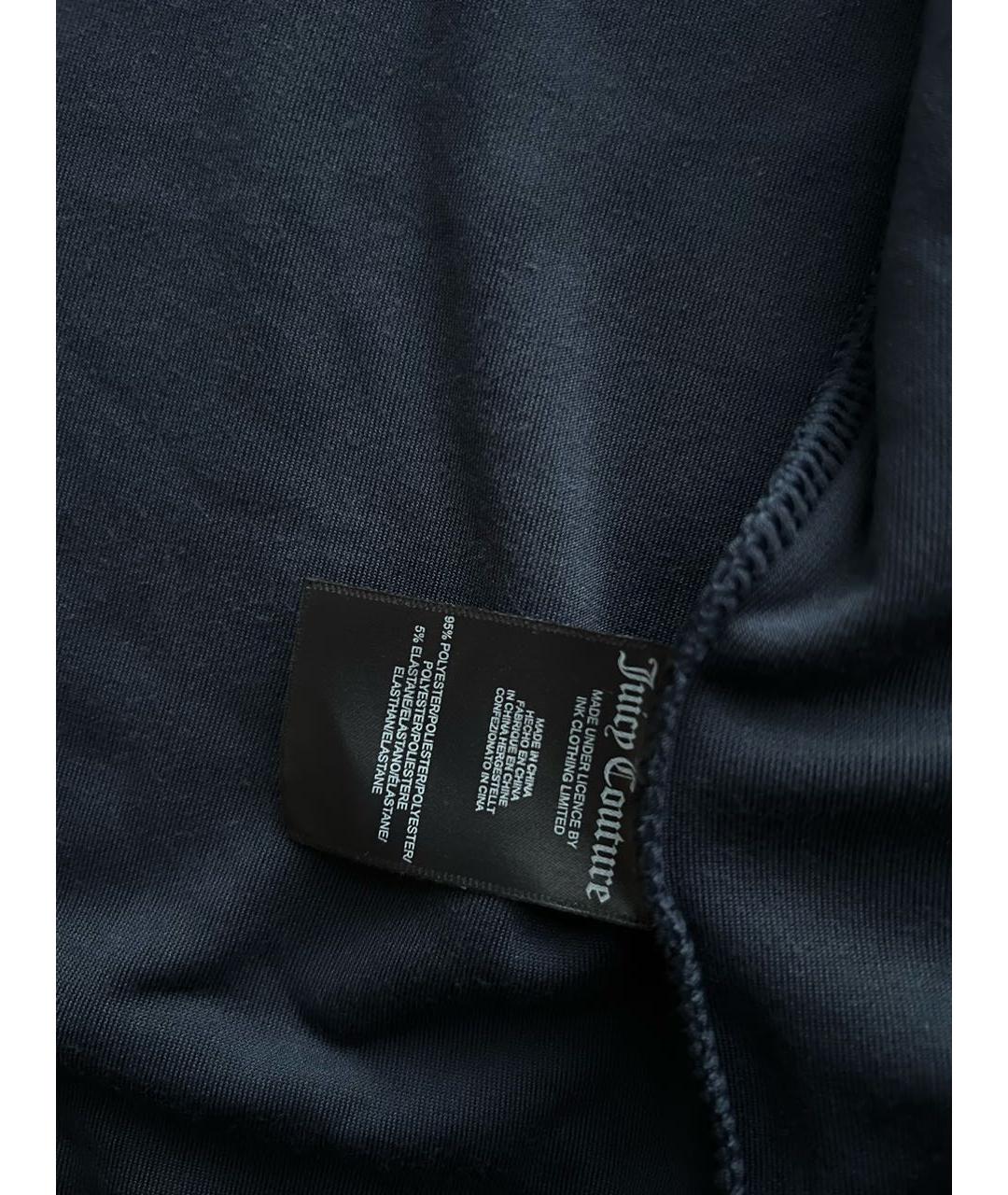 JUICY COUTURE Темно-синий велюровый спортивные костюмы, фото 5