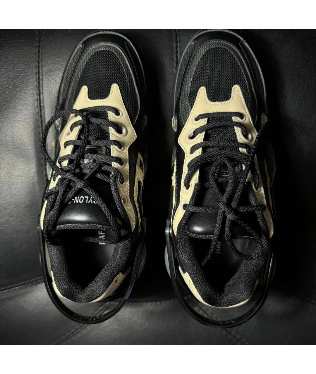 RAF SIMONS Черные текстильные кроссовки, фото 7