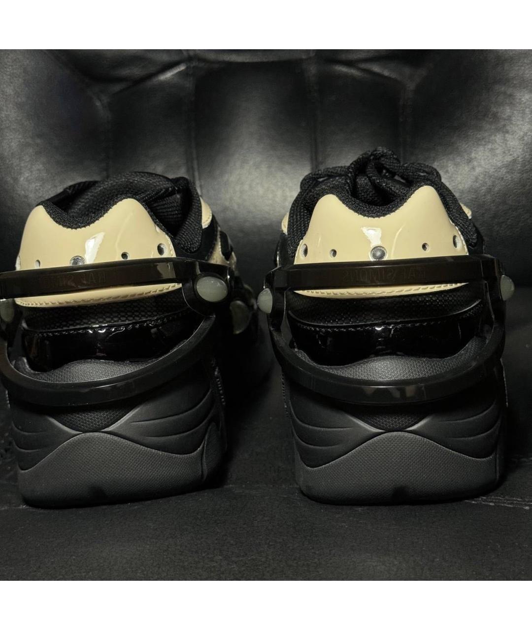 RAF SIMONS Черные текстильные кроссовки, фото 2