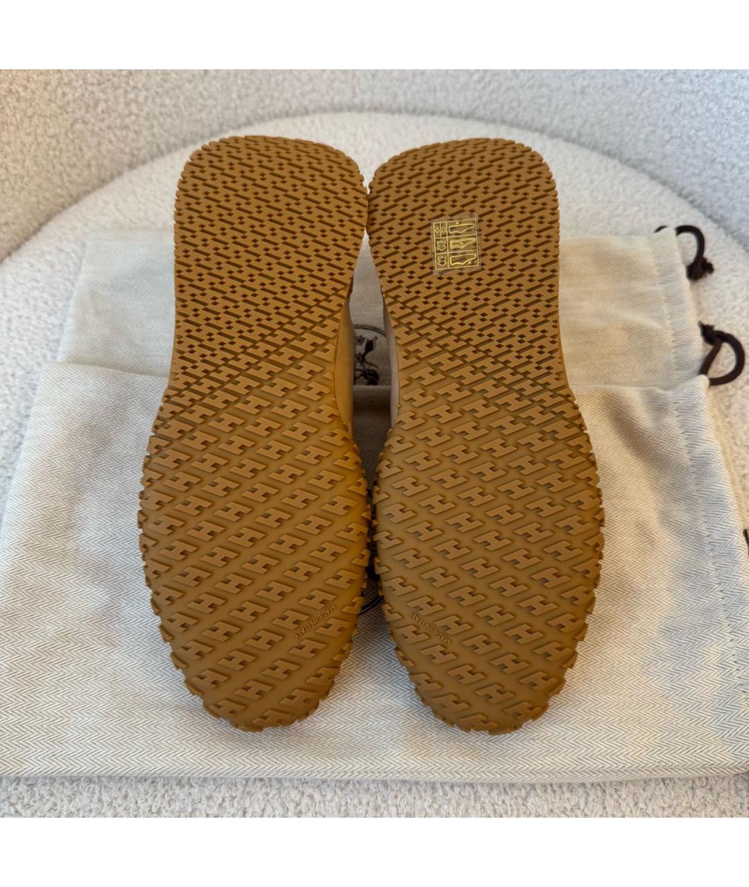 HERMES Оранжевое кроссовки, фото 5