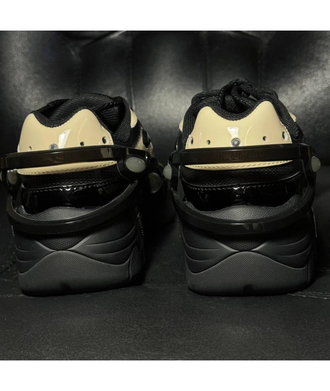 RAF SIMONS Черные текстильные кроссовки, фото 2