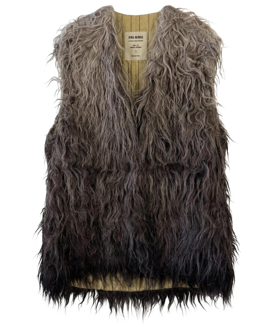 UMA WANG Бежевый шерстяной жилет, фото 1