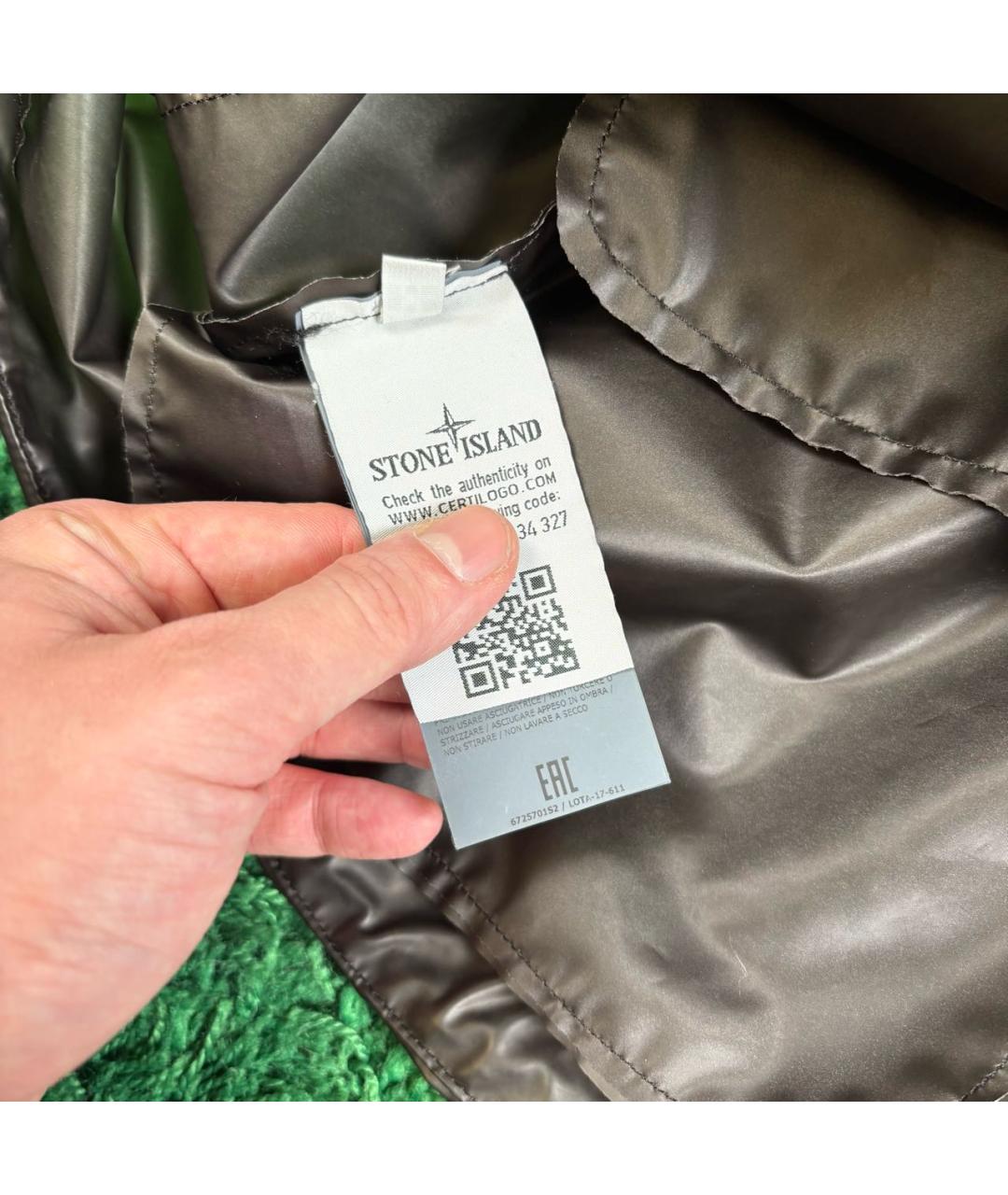 STONE ISLAND Черная куртка, фото 6