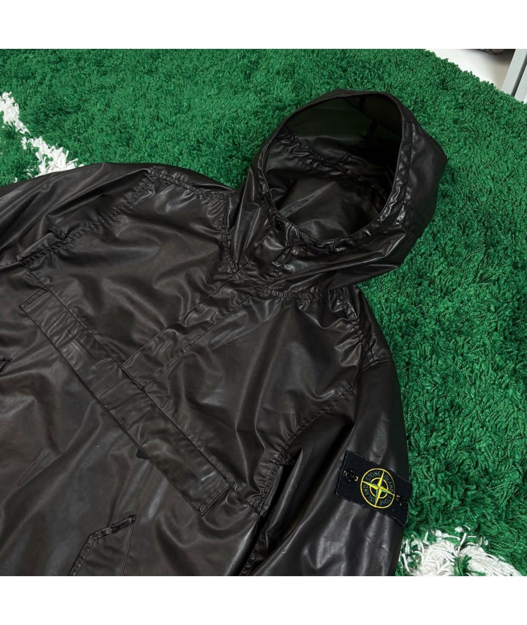 STONE ISLAND Черная куртка, фото 3