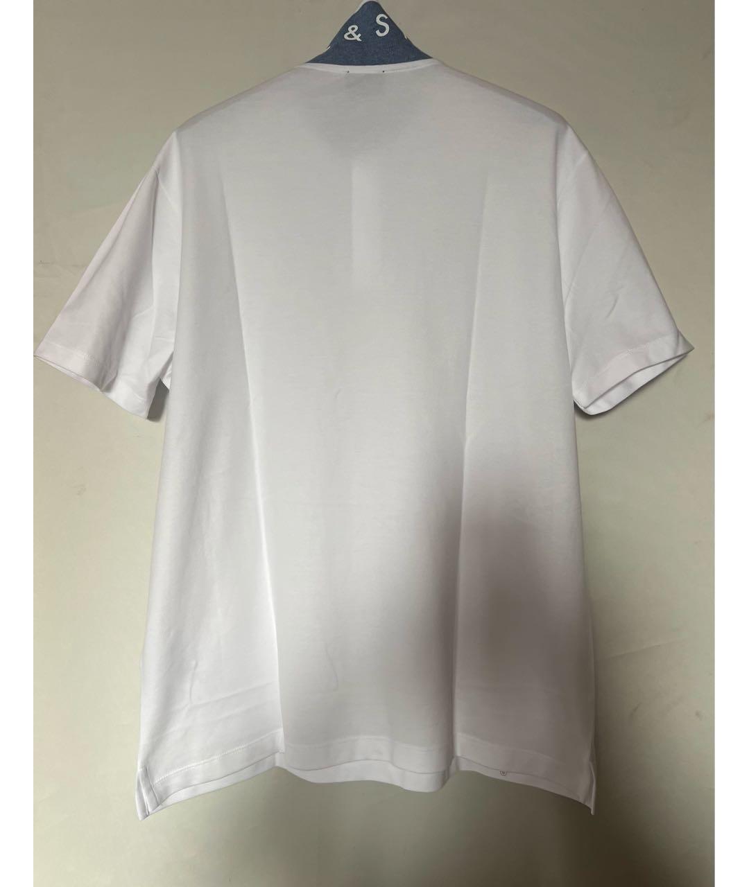 PAUL & SHARK Белое хлопковое поло с коротким рукавом, фото 3