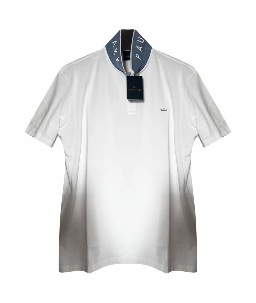 PAUL & SHARK Белое хлопковое поло с коротким рукавом, фото 1