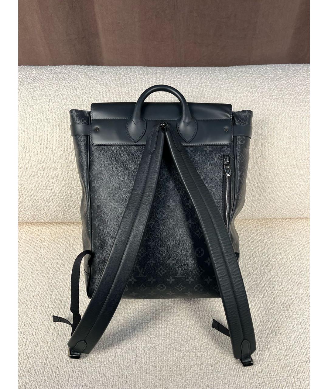 LOUIS VUITTON Черный рюкзак, фото 3