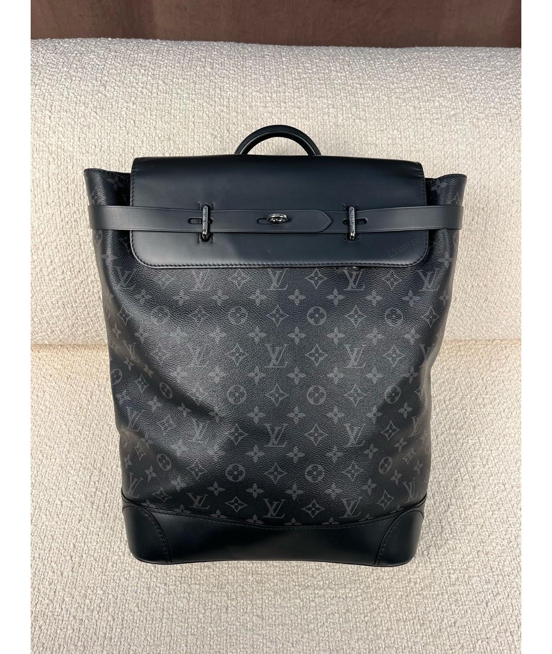 LOUIS VUITTON Черный рюкзак, фото 9