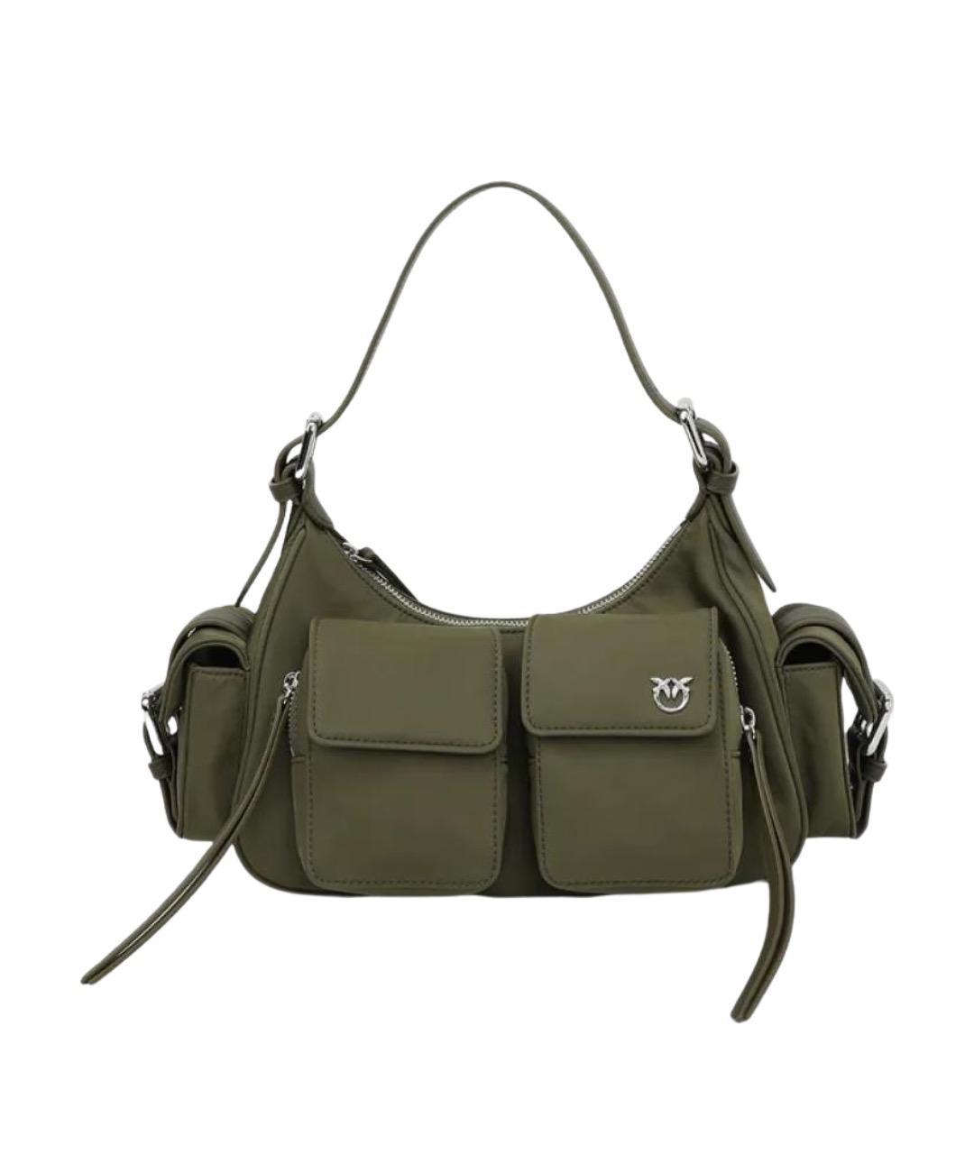 PINKO Хаки сумка через плечо, фото 1