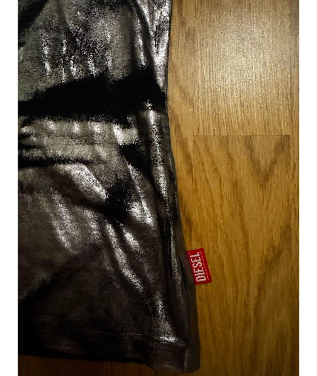 DIESEL Серебряная синтетическая майка, фото 4