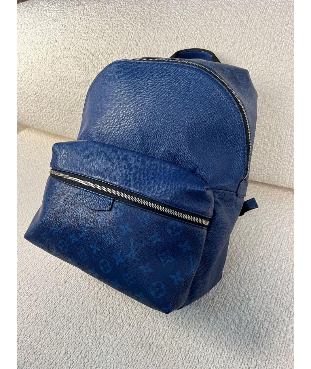 LOUIS VUITTON Темно-синий рюкзак, фото 5