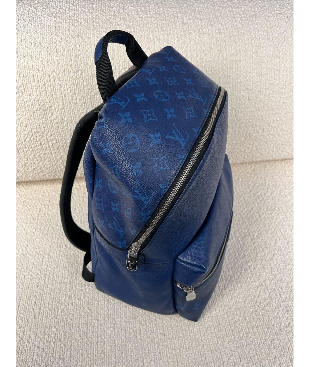 LOUIS VUITTON Темно-синий рюкзак, фото 8