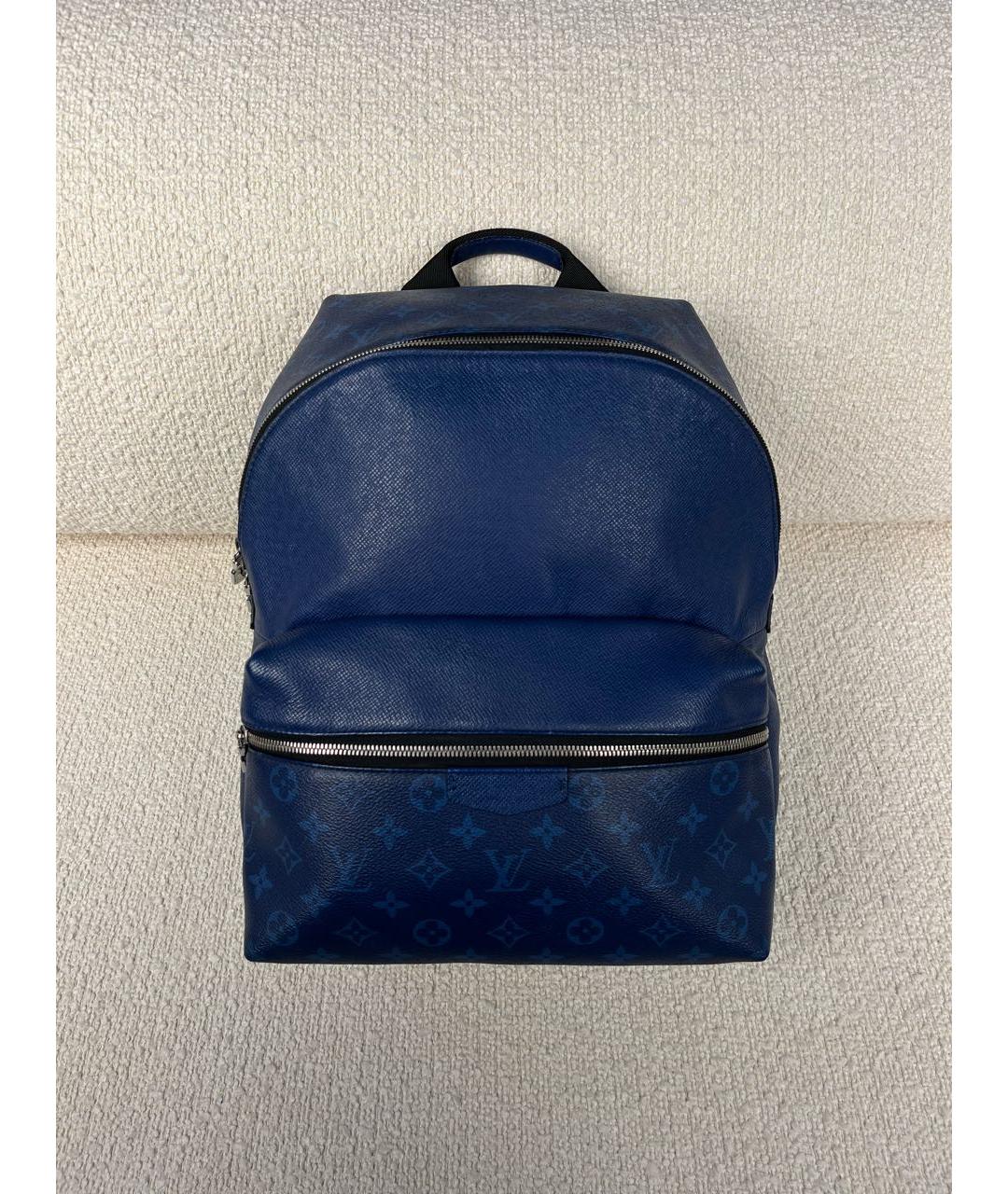 LOUIS VUITTON Темно-синий рюкзак, фото 9