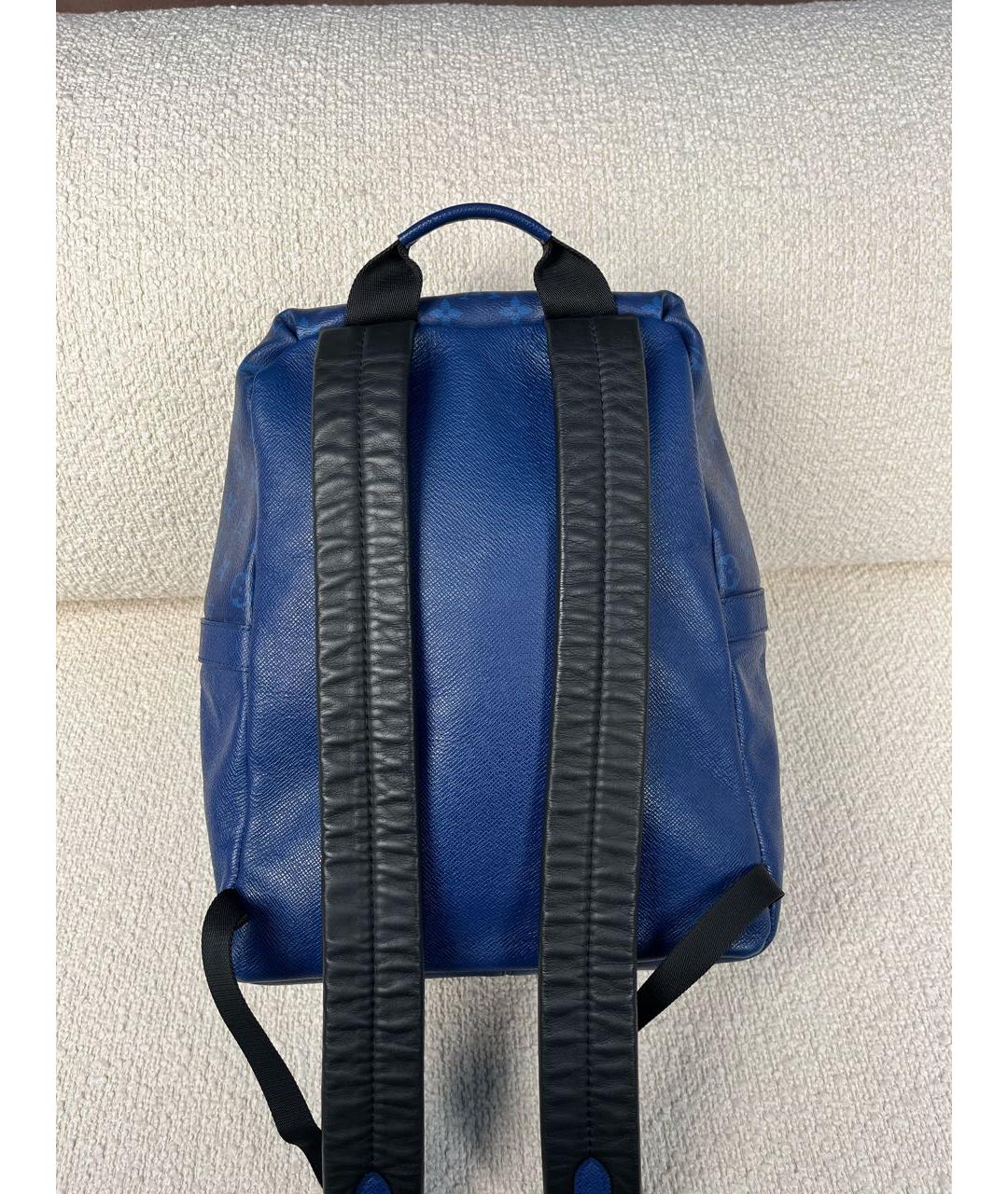 LOUIS VUITTON Темно-синий рюкзак, фото 3