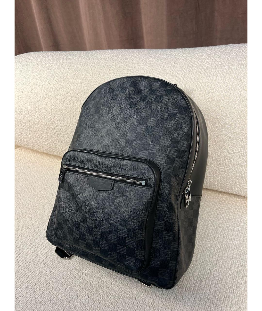 LOUIS VUITTON Черный рюкзак, фото 5