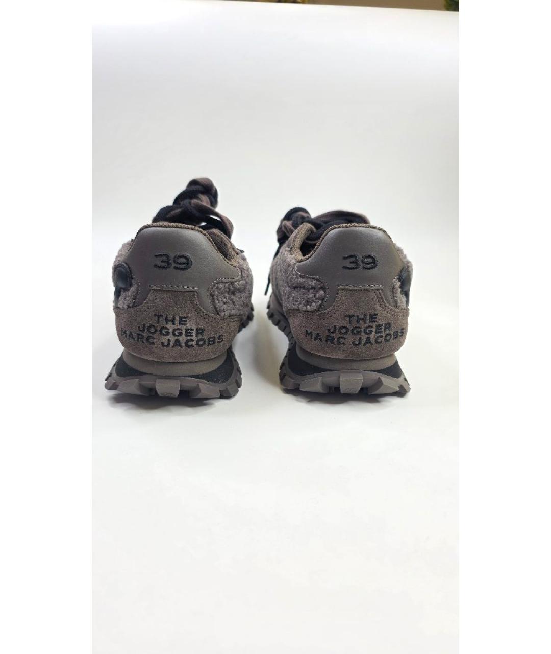 MARC JACOBS Коричневые замшевые кроссовки, фото 2