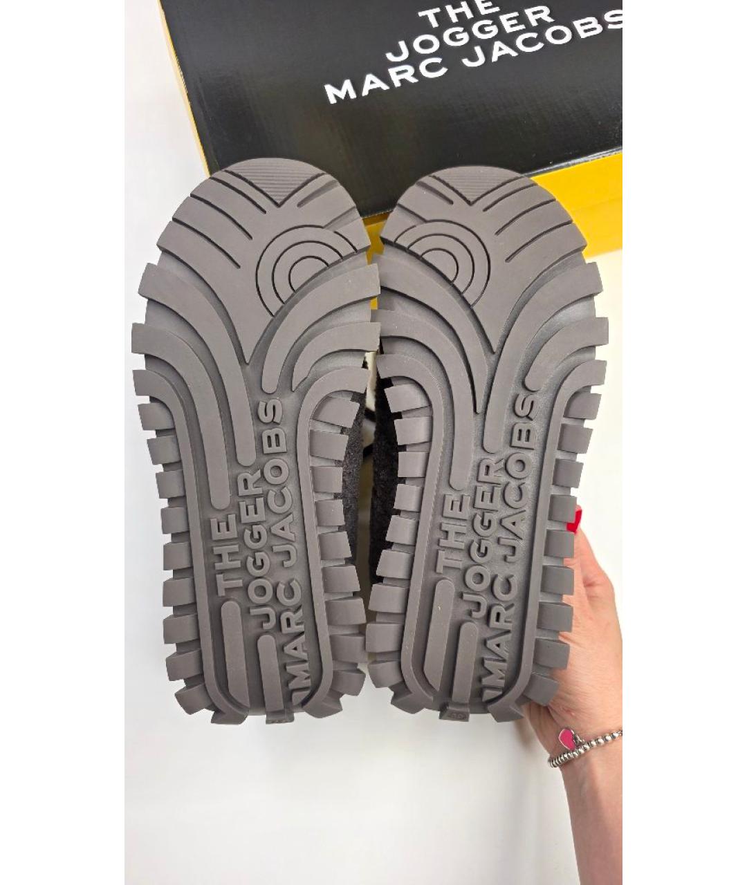 MARC JACOBS Коричневые замшевые кроссовки, фото 4