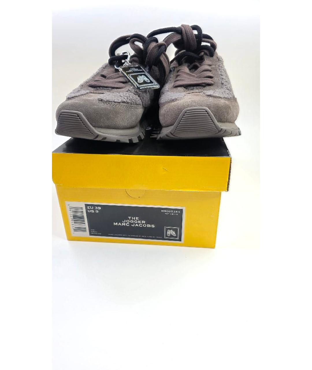 MARC JACOBS Коричневые замшевые кроссовки, фото 5