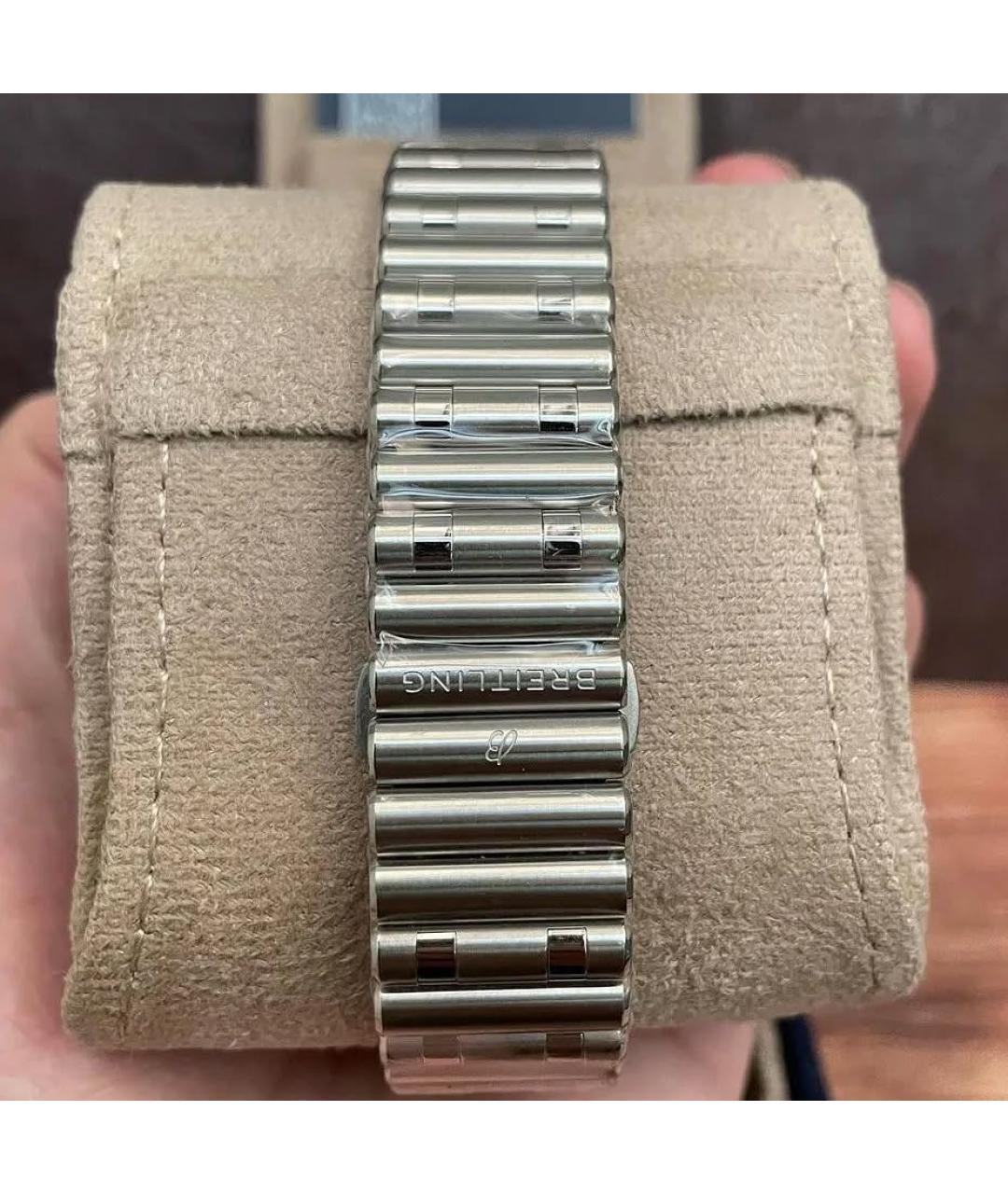 BREITLING Серебряные стальные часы, фото 3