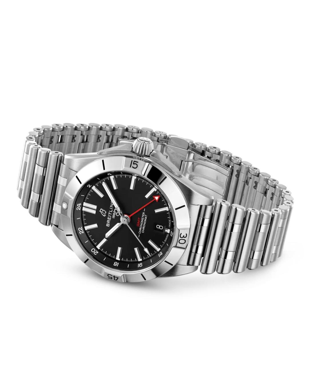 BREITLING Серебряные стальные часы, фото 4