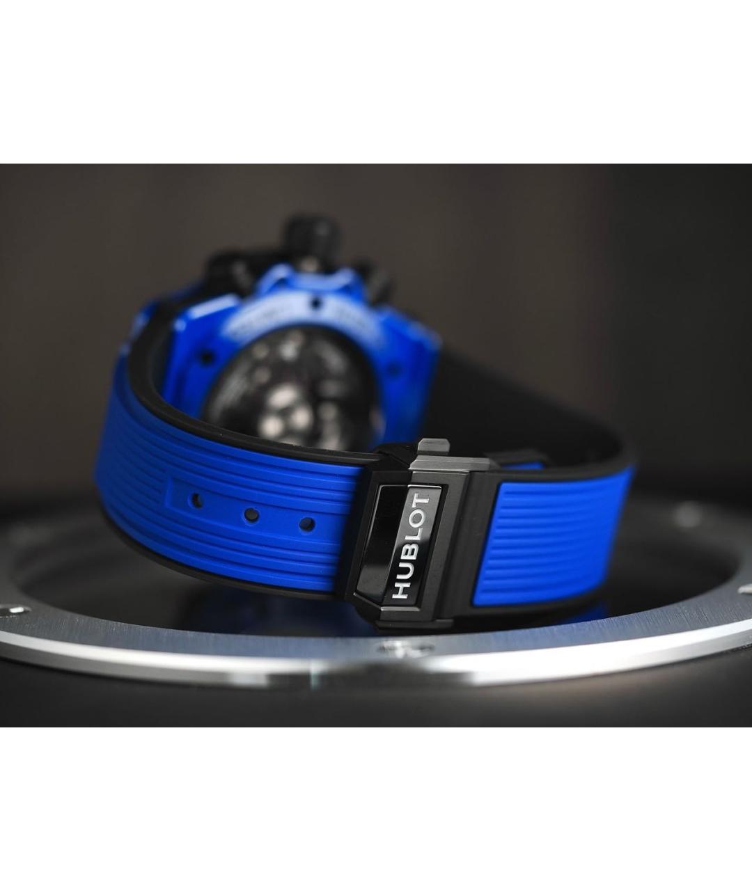 HUBLOT Синие керамические часы, фото 3