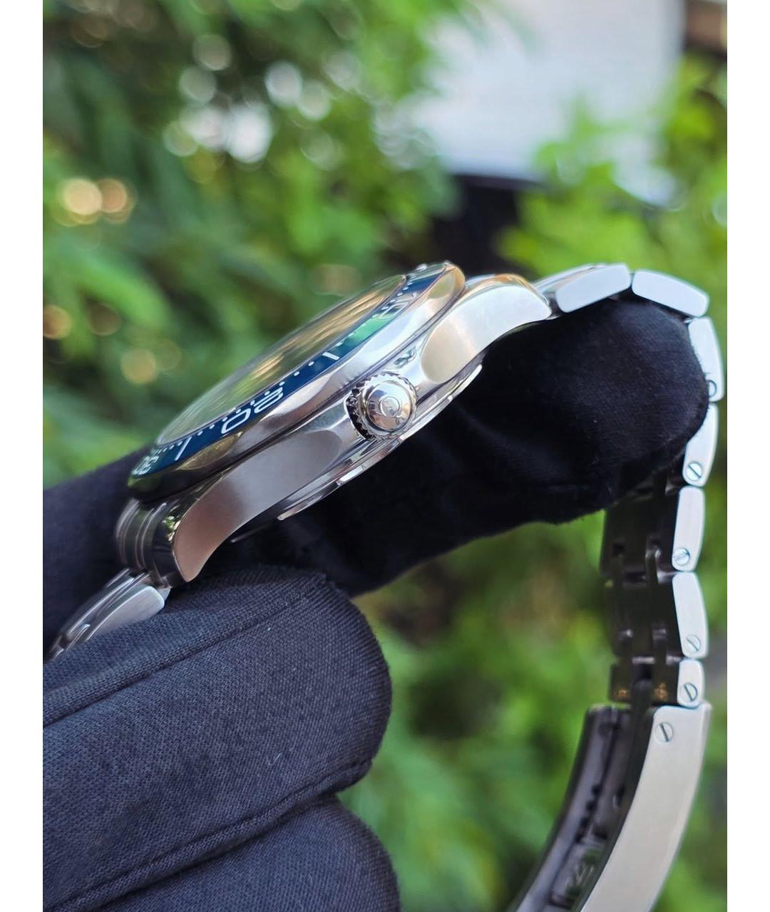 OMEGA Серебряные стальные часы, фото 7